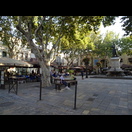 Der Platz mit der Statue Ludwig IX., des Heiligen